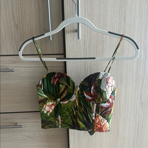 COPY - Multicolor Botanical Forest Lenzing Ecovero Tropical Floral farm rio Bus… - Picture 2 of 8